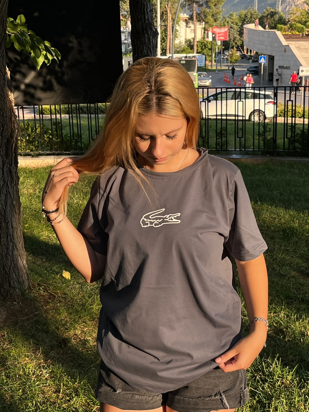 Smoke Grey Premium T-Shirt
