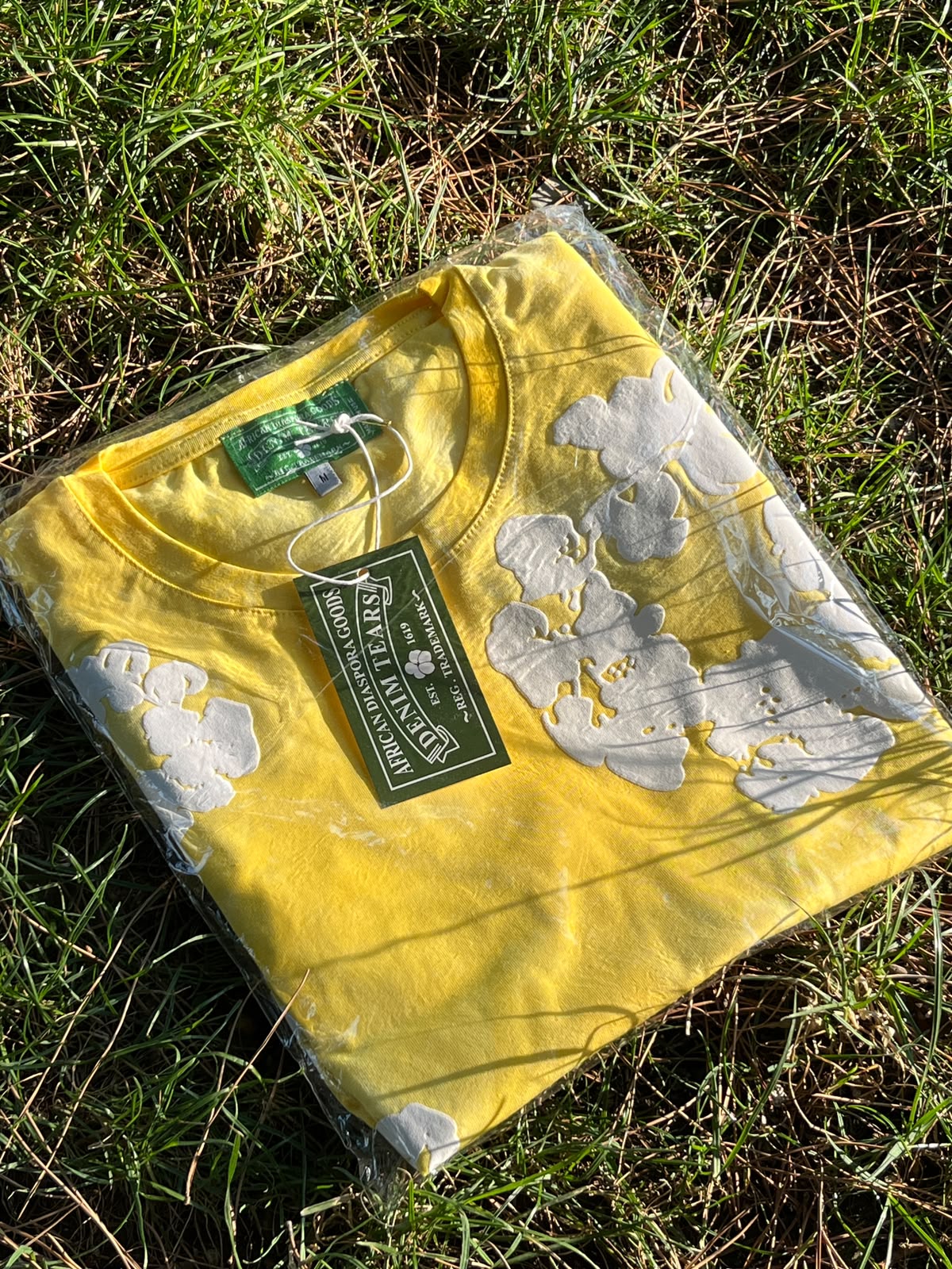 Sunshine Yellow 3D Floral T-Shirt